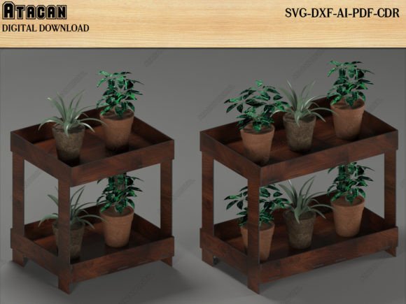 Download Indoor Plant Stand Laser Cutting Files - Indoor Collection