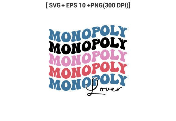 Download Monopoly Lover Indoor Game Retro SVG - Indoor Collection