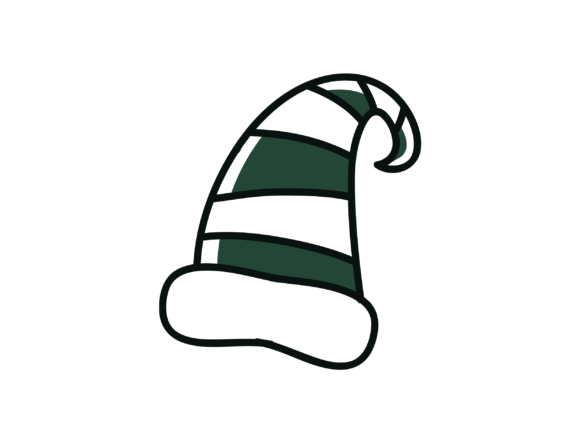 Download Green Dark Color of Christmas Hat - Premium Resources